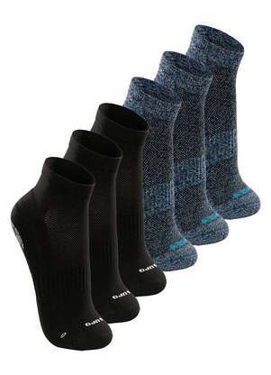 Kit com 6 pares de Meias Antiderrapante Pilates Lupo 3310-003 - LUPO