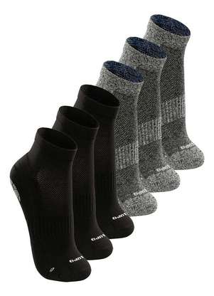 Kit com 6 pares de Meias Antiderrapante Pilates Lupo 3310-003 - LUPO