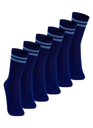 Kit com 6 pares de Meias Esportiva Cano Longo Lupo 3292-009 - LUPO