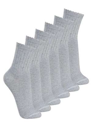 Kit com 6 pares de Meias Esportiva Cano Médio Lupo 3290-009 - LUPO