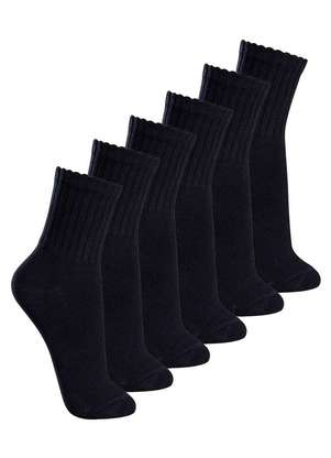 Kit com 6 pares de Meias Esportiva Cano Médio Lupo 3290-009 - LUPO