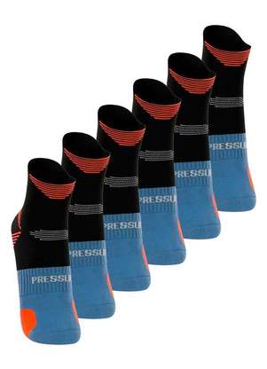 Kit com 6 pares de Meias Performance Running Lupo 15424-001 - LUPO