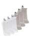 Lupo - Kit com 6 pares de Meias Performance Running Lupo 3276-002 Branco-Medium-Grey - variação: Branco-Medium-Grey
