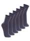 Lupo - Kit com 6 pares de Meias sem Punho Casual Lupo 1275-011 Mescla-Jeans - variação: Mescla-Jeans