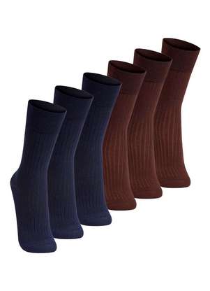 Kit com 6 pares de Meias Social Lupo 1795-004 - LUPO