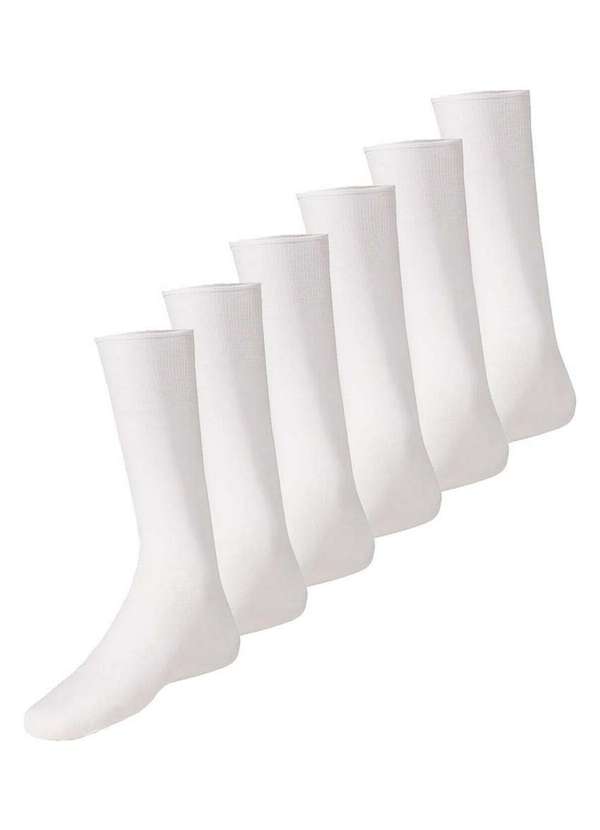 Lupo - Kit com 6 pares de Meias Social Meianyl 6002-001 Branco