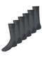 Lupo - Kit com 6 pares de Meias Social Meianyl 6002-001 Branco - variação: Grafite