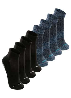 Kit com 8 pares de Meias Antiderrapante Pilates Lupo 3310-003 - LUPO