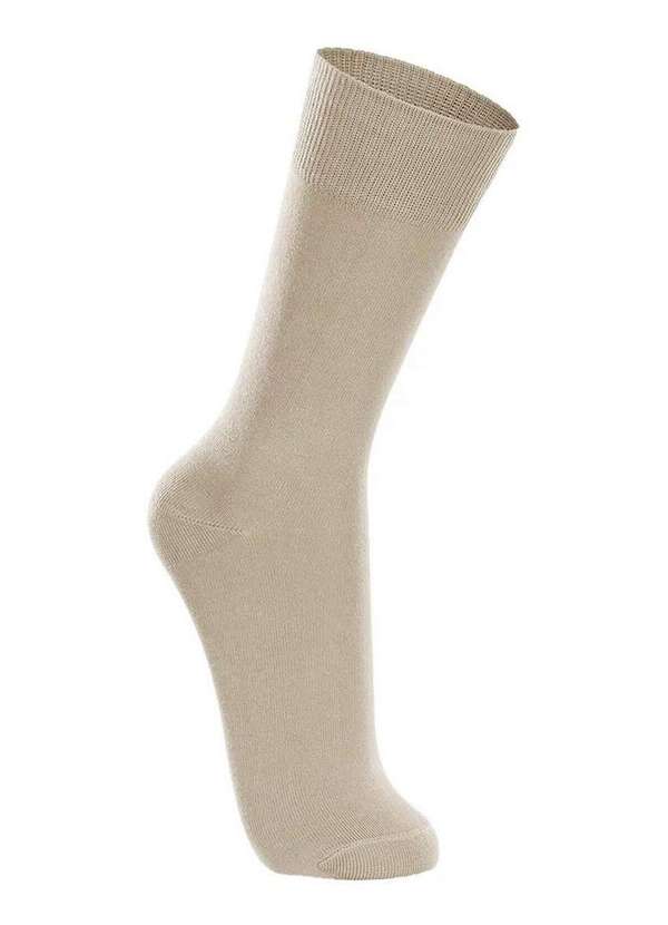 Lupo - Kit com 8 pares de Meias Casual Lupo 1210-201 Bege 2