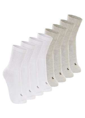 Kit com 8 pares de Meias Esportiva Cano Longo Lupo 3250-001 - LUPO