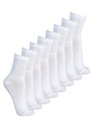 Kit com 8 pares de Meias Esportiva Cano Médio Lupo 3290-009 - LUPO