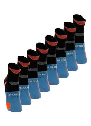 Kit com 8 pares de Meias Performance Running Lupo 15424-001 - LUPO