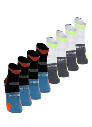 Kit com 8 pares de Meias Performance Running Lupo 15424-001 - LUPO