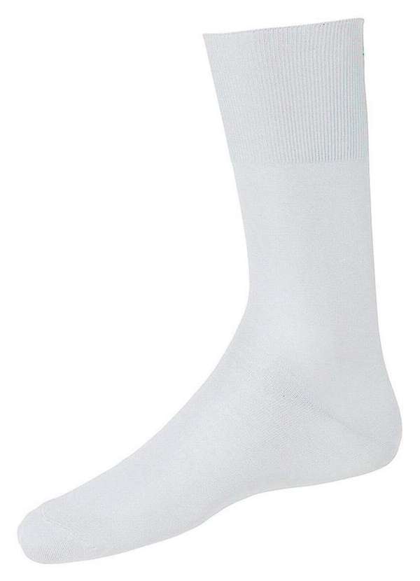 Lupo - Kit com 8 pares de Meias Social Lupo 1100-011/049 Branco-Marinho 2