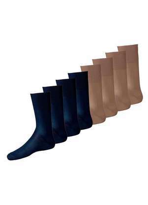 Kit com 8 pares de Meias Social Lupo 1100-011/049 - LUPO