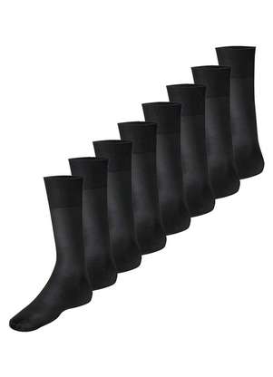 Lupo - Kit com 8 pares de Meias Social Meianyl 6002-001 - LUPO