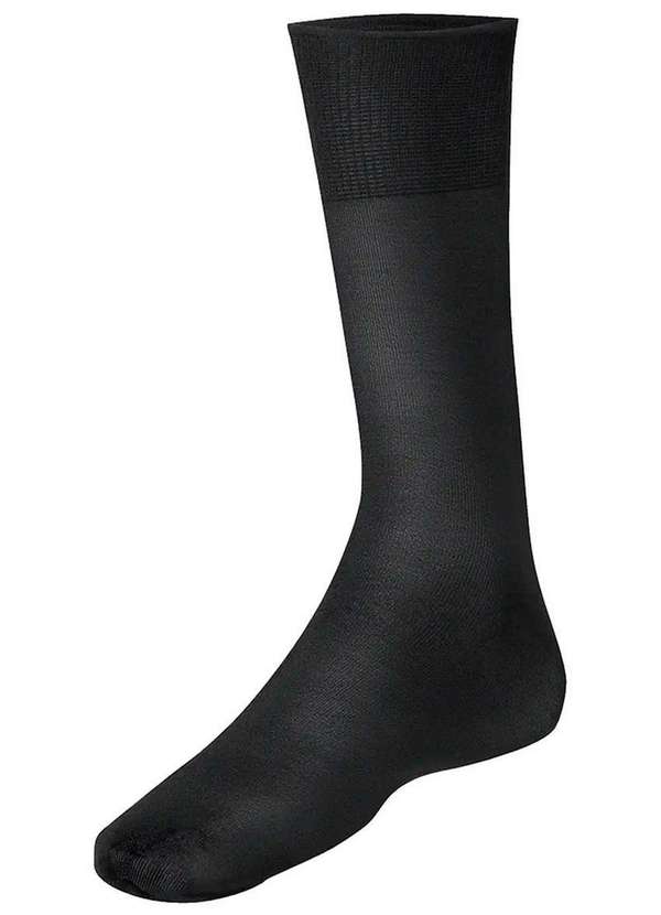 Lupo - Kit com 8 pares de Meias Social Meianyl 6002-001 Preto 2