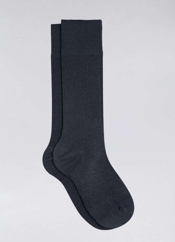 Lupo - Meia Cano Longo Lupo 1610-010 8750-Chumbo