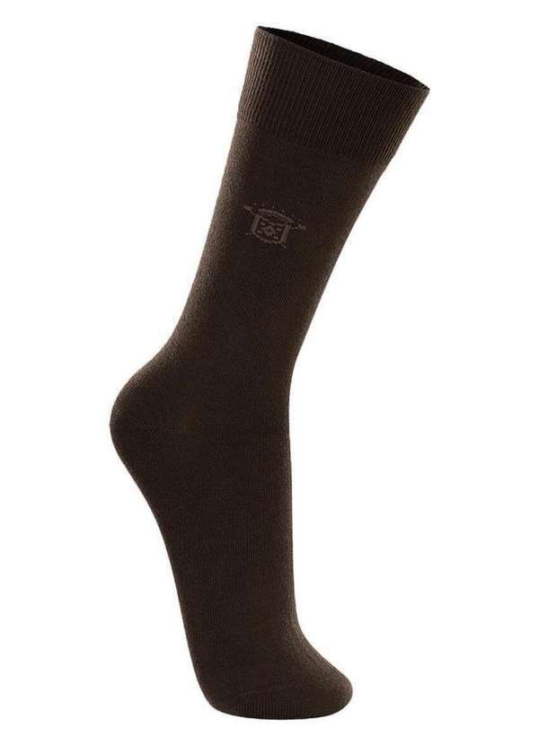 Lupo - Meia Casual Lupo 1210-206 7570-Cafe
