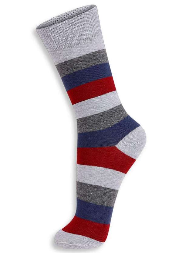 Lupo - Meia Casual Lupo 1211-035 8020-Cinza 3