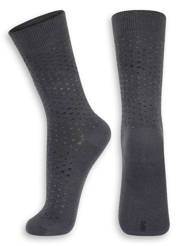 Lupo - Meia Casual Lupo 1211-041 8710-Chumbo