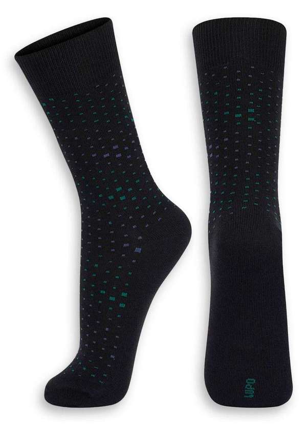 Lupo - Meia Casual Lupo 1211-041 9990-Preto