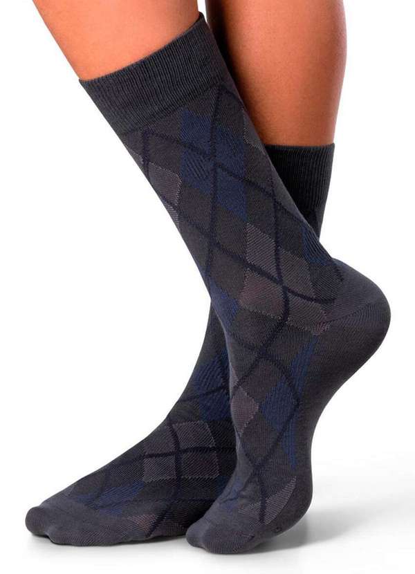 Lupo - Meia Casual Lupo 1212-004 9990-Preta