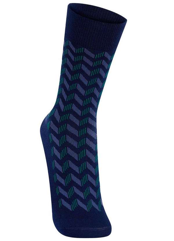 Lupo - Meia Casual Lupo 1212-031 2690-Marinho