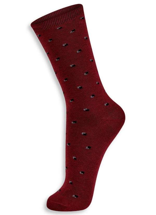 Lupo - Meia Casual Lupo 1215-119 5940-Vinho 3