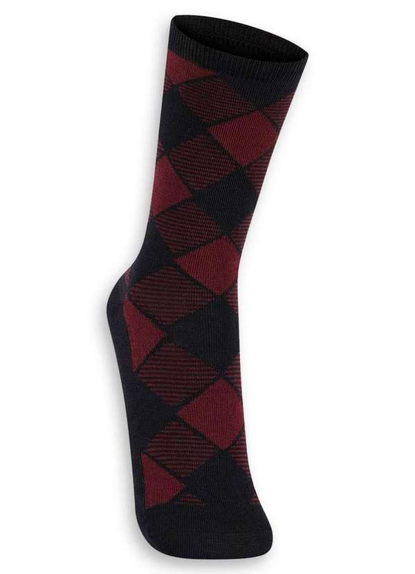 Lupo - Meia Casual Lupo 1215-121 9990-Preto 2