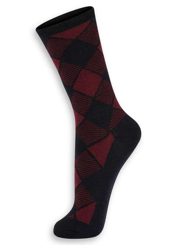 Lupo - Meia Casual Lupo 1215-121 9990-Preto 3