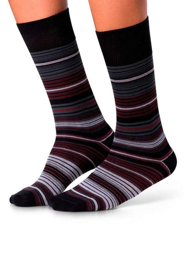 Lupo - Meia Casual Lupo 1225-001 9990-Preta