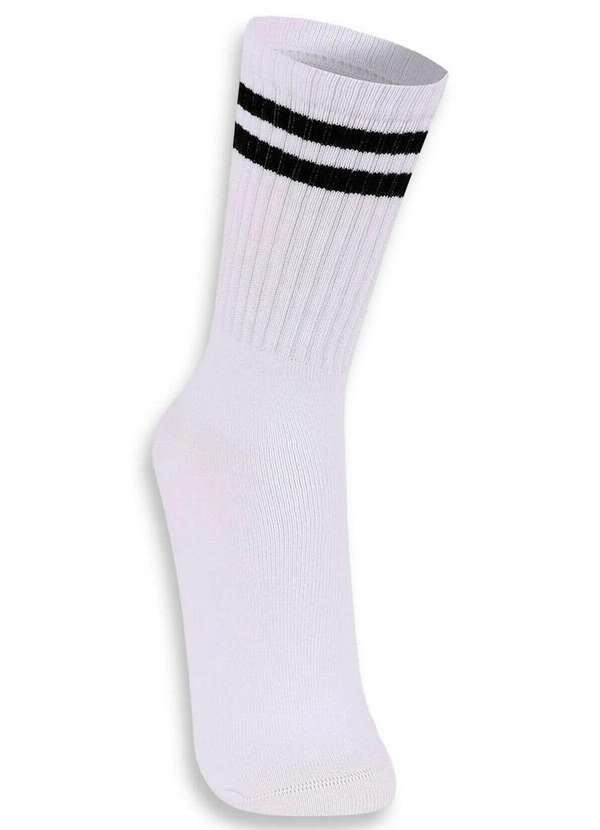 Lupo - Meia Esportiva Cano Longo Lupo 3292-009 1120-Branco 2