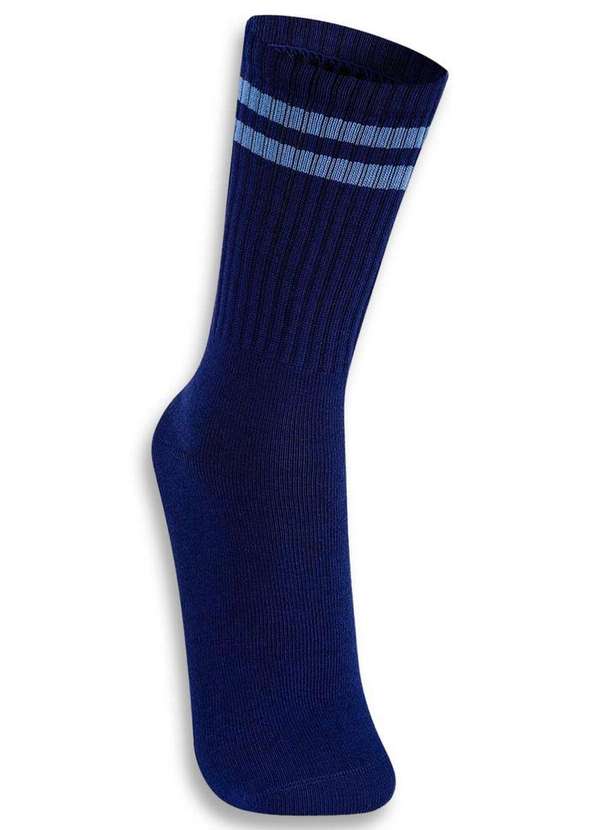 Lupo - Meia Esportiva Cano Longo Lupo 3292-009 2690-Marinho 2