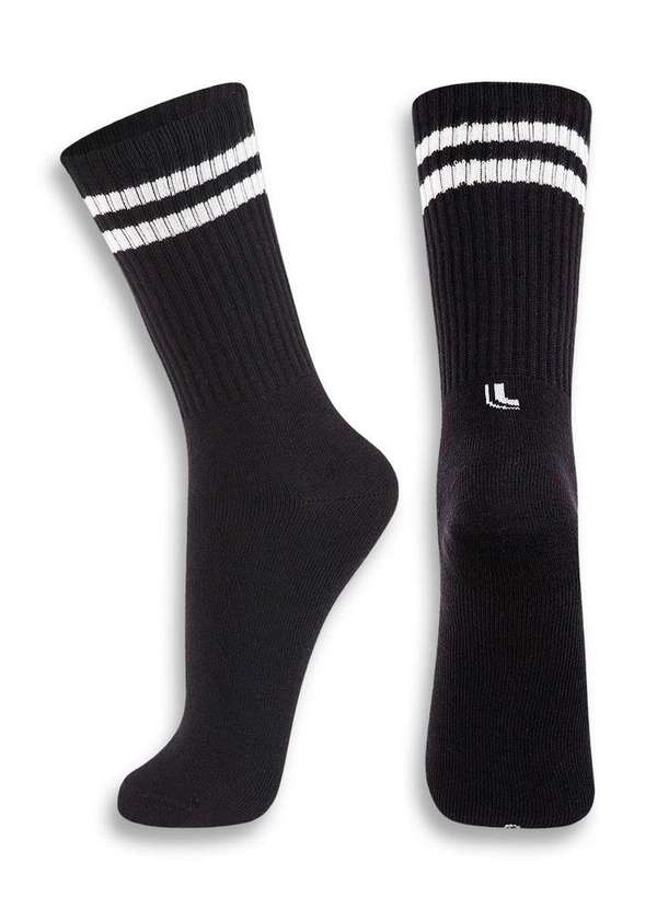 Lupo - Meia Esportiva Cano Longo Lupo 3292-009 9990-Preto