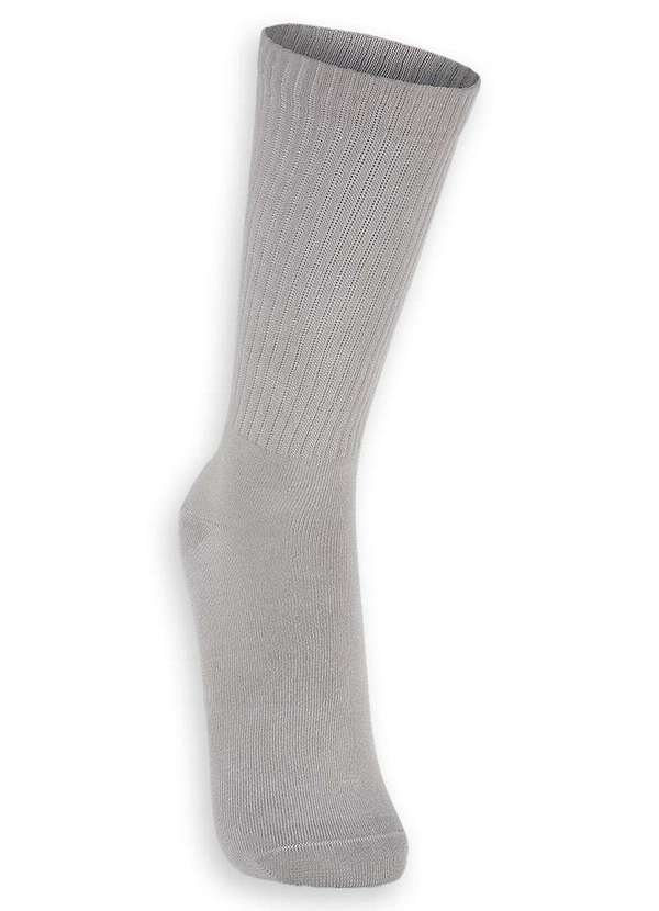 Lupo - Meia Esportiva Cano Longo Lupo 3292-010 8600-Medium-Grey 2