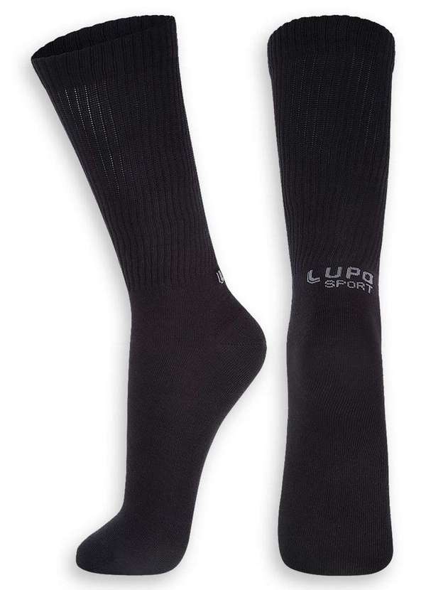 Lupo - Meia Esportiva Cano Longo Lupo 3292-010 9990-Preto