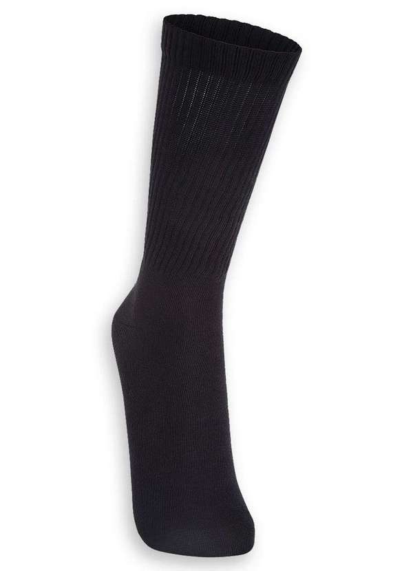 Lupo - Meia Esportiva Cano Longo Lupo 3292-010 9990-Preto 2