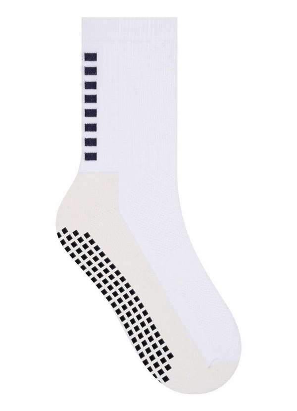 Selene - Meia Esportiva Futebol Selene 4395-001 500-Branco-Preto