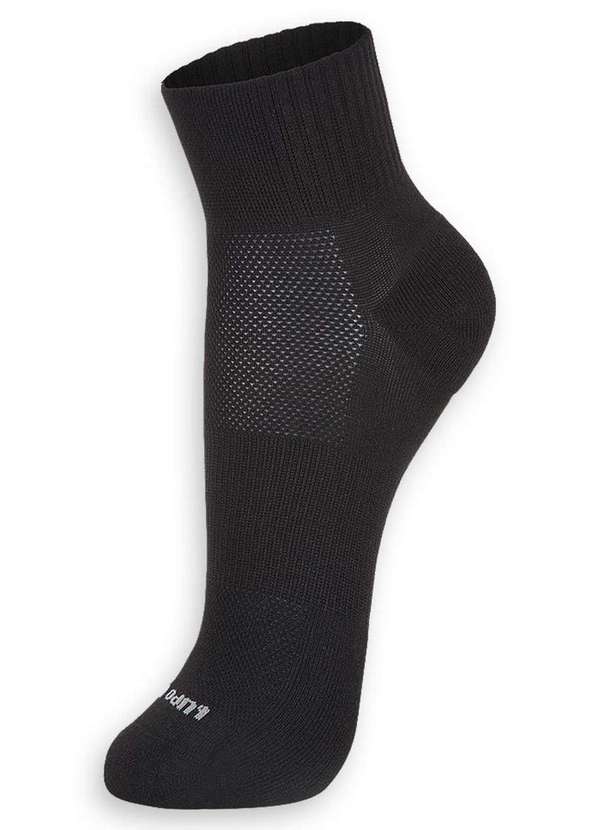 Lupo - Meia Esportiva Cano Médio Lupo 3360-002 9980-Preta 2