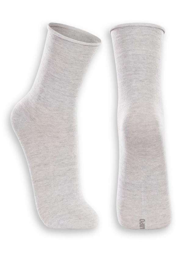 Lupo - Meia sem Punho Casual Lupo 1275-011 8020-Cinza