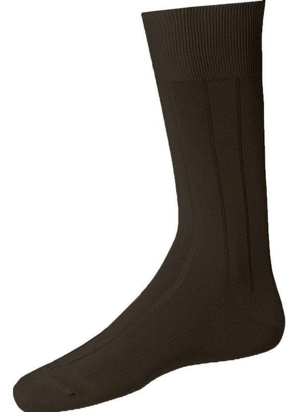 Lupo - Meia Social Lupo 1795-002 7570-Cafe-