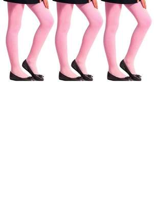 Kit com 3 Meias Calças Infantil Fio 70 Canelada Selene 9500-001 - SELENE