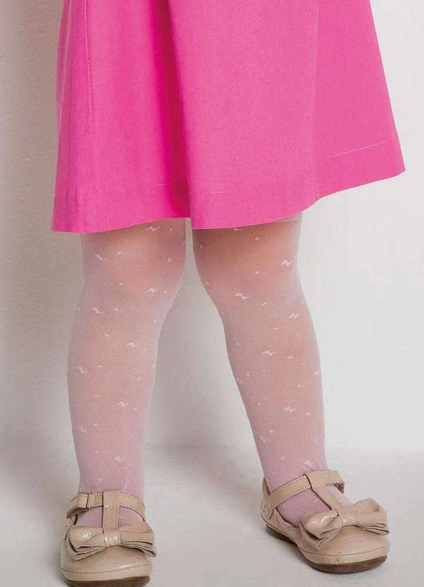 Trifil - Meia Calça Bebê Fio 20 Trifil 6874 70-Rosa