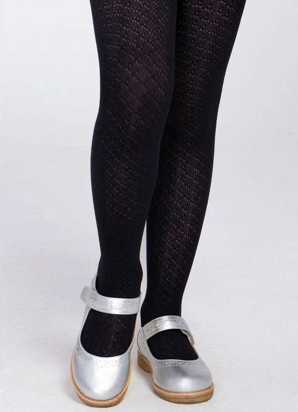 Lupo - Meia Calça Infantil Fio 70 Lobinha 17023-001 9990-Preta