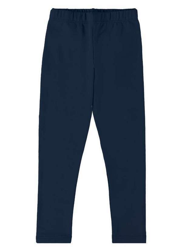 Malwee - Legging Infantil Menina Moletom Malwee 1000024083 02023-Marinho