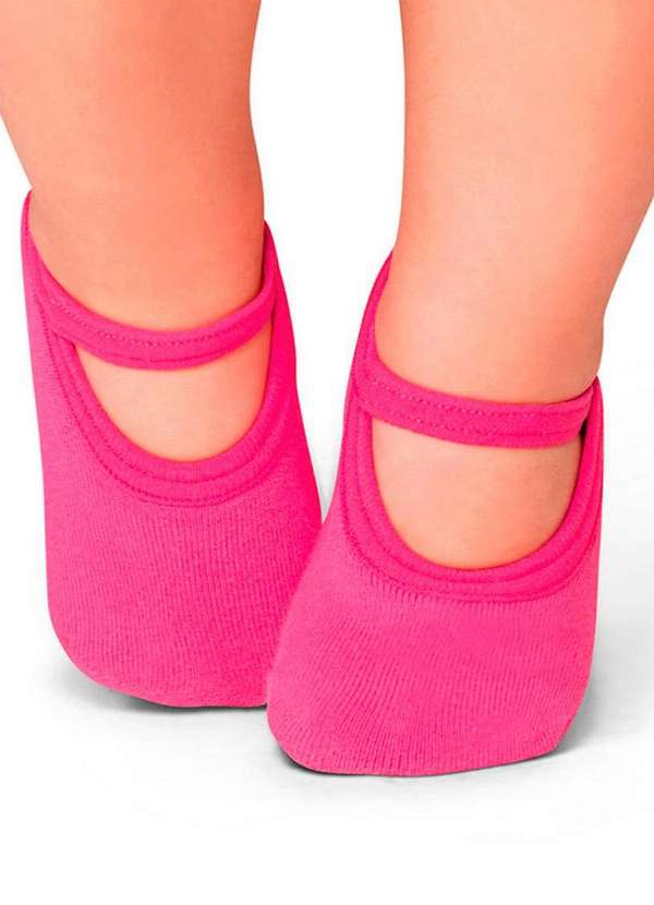 Lupo - Kit 3 pares de Sapatilhas Bebê Antiderrapante Lupo 2027-004 Rosa 2