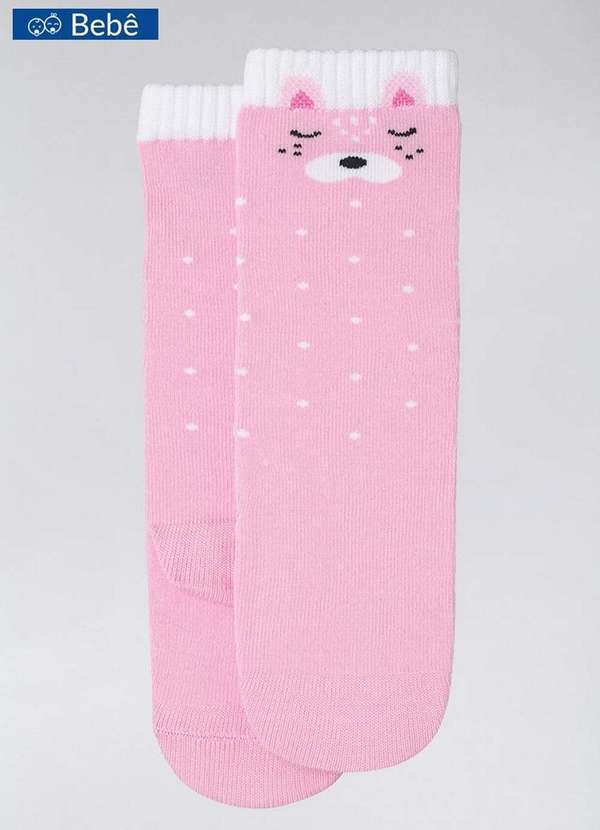 Lupo - Meia 3/4 Bebê Lupo 2055-004 5090-Rosa