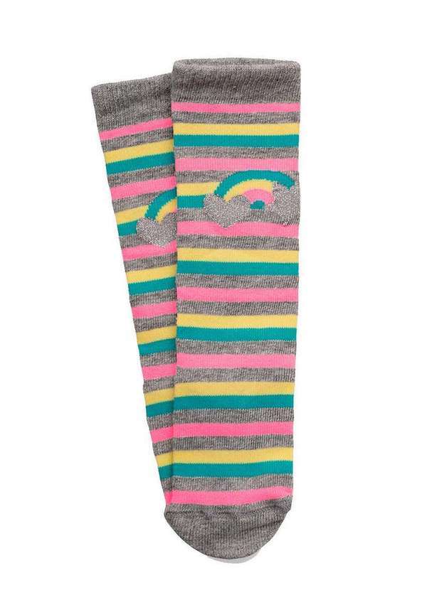 Puket - Meia 3/4 Bebê Puket 7045 3436-893-Mescla-Claro