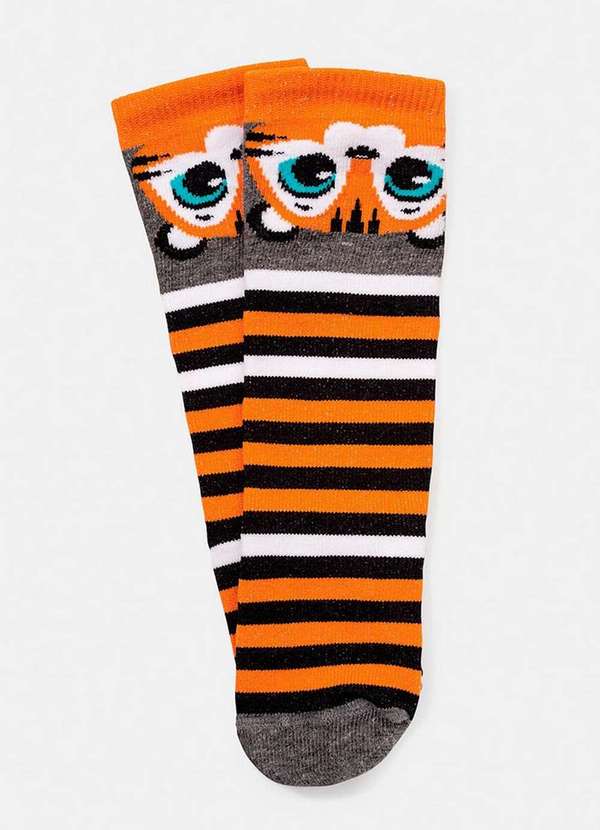 Puket - Meia 3/4 Bebê Puket 7045 3437-200-Mescla-Escuro